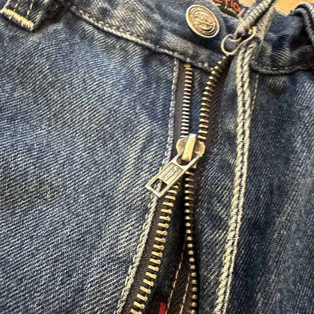 Vintage Fubu Jeans Mens 34 x 33 Wide Leg Baggy Denim Skater Y2K JNCO Cargo‎ - Picture 11 of 16